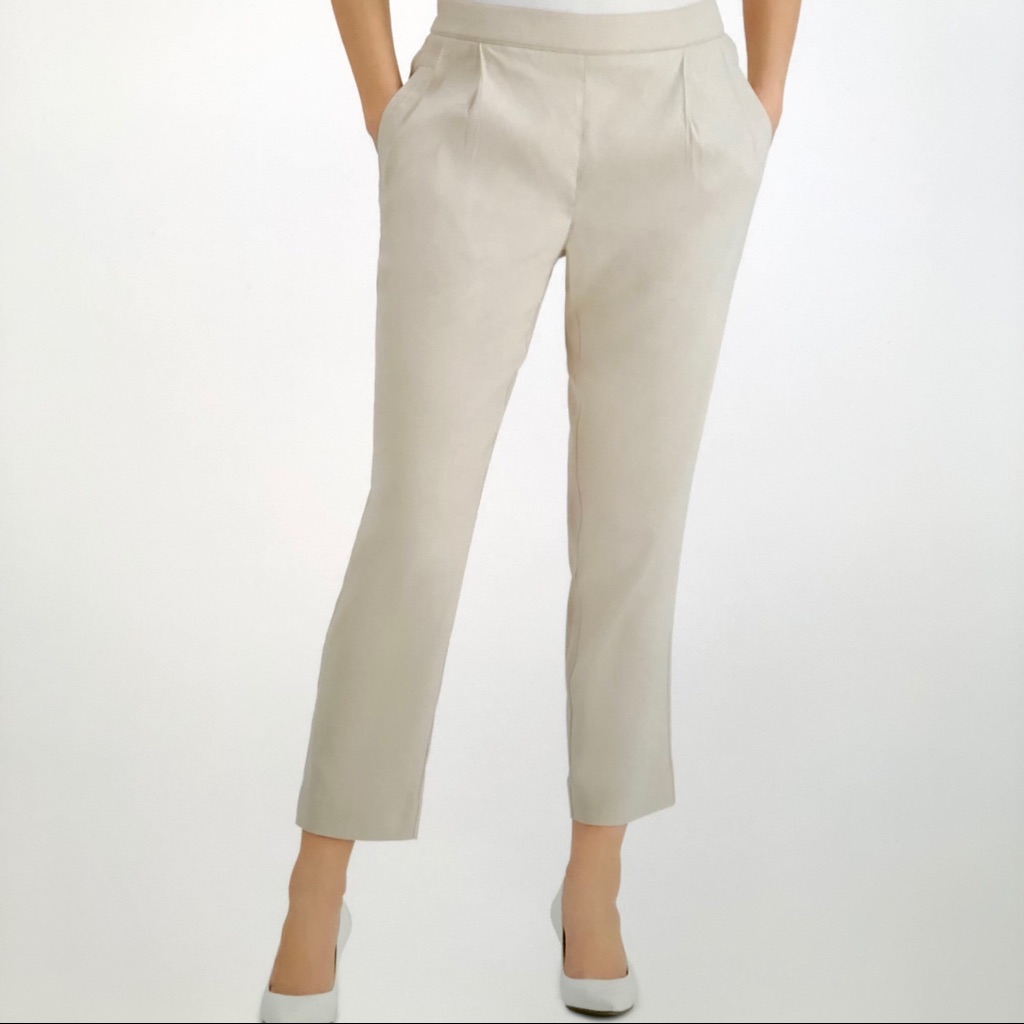 Nwt Alfani Pleat Front Slim Leg Ankle Pan